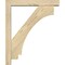 Ekena Millwork Imperial Block Rough Sawn Bracket w/ Offset Brace, Douglas Fir, 4"W x 20"D x 24"H BKT0402X20X24IMP05RDF - alternate 2